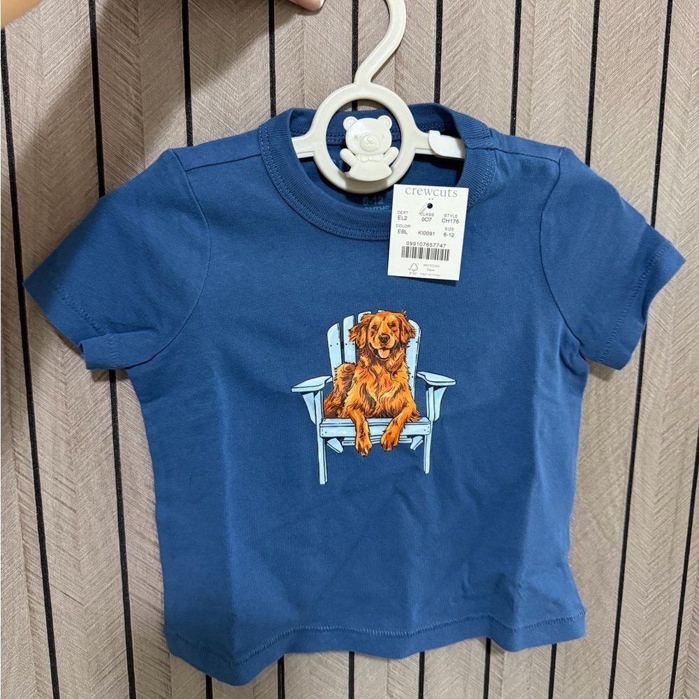 🩷HOST PICK🩷 Crewcuts Navy Tee with Dog Design